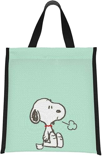Amazon スヌーピー Snoopy エコバッグ 大 買い物バッグ カゴバッグ ポケッタブルバッグ カゴバッグ コンビニ用 大容量 便利 雑貨 人気 シューズ バッグ