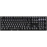 Ducky One 2 Mechanical Keyboard w/ Silver Cherry MX / Speed switches PBT Keycaps, White LEDs