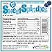 Sweet Spindles Mini Hard Candy Sticks - 50 Piece Jar (Blue)