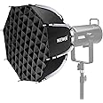NEEWER 18"/45cm Octagonal Softbox, Quick Release Bowens Mount Softbox with Honeycomb Grid, Light Diffusers, Bag for RGB CB60 CB60B CB200B MS60B MS60C MS150B S101-300W/400W Pro Vision 4 Q4, NS21P