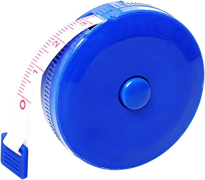 wotu 2 Pcs Retractable Measuring Tape, 1.5 Meter Soft Tape Measure Body