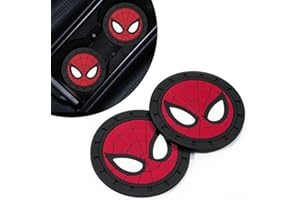 CKKDHP Spider Car Cup Holder Coasters for Marvel Fans,The Spider Car Coasters for Car Cup Holder,Marvel Souvenir Spider Car Cup Holder Insert,Souvenir/Gifts for Marvel Fans,Car Cup Mat,2.75''
