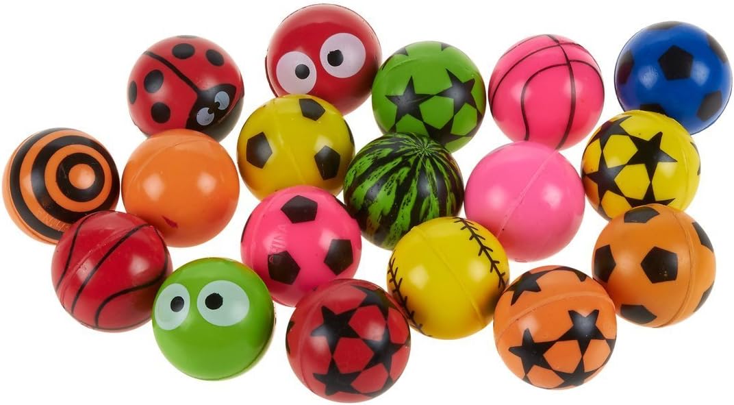 100 bouncy balls
