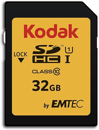 Kodak Premium 32GB SDHC Class 10 U1 Memory Card