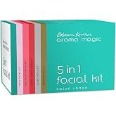 Aroma Magic 5 in 1 Facial Kit | Pearl, Skin Glow, Bridal Glow, Silver &amp; Gold Facials | Helps Firm, Revive, Nourish &amp; Rejuvenate Skin | Salon-Style Facial at Home
