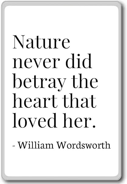 Amazon Nature Never Did Betray The Heart That L ウィリアム ワーズワース 冷蔵庫マグネット Mgnquo W Photomagnets ホーム キッチン Amazon Nature Never Did Betray The Heart That L ウィリアム ワーズワース 冷蔵庫マグネット Mgnquo W Photomagnets ホーム キッチン