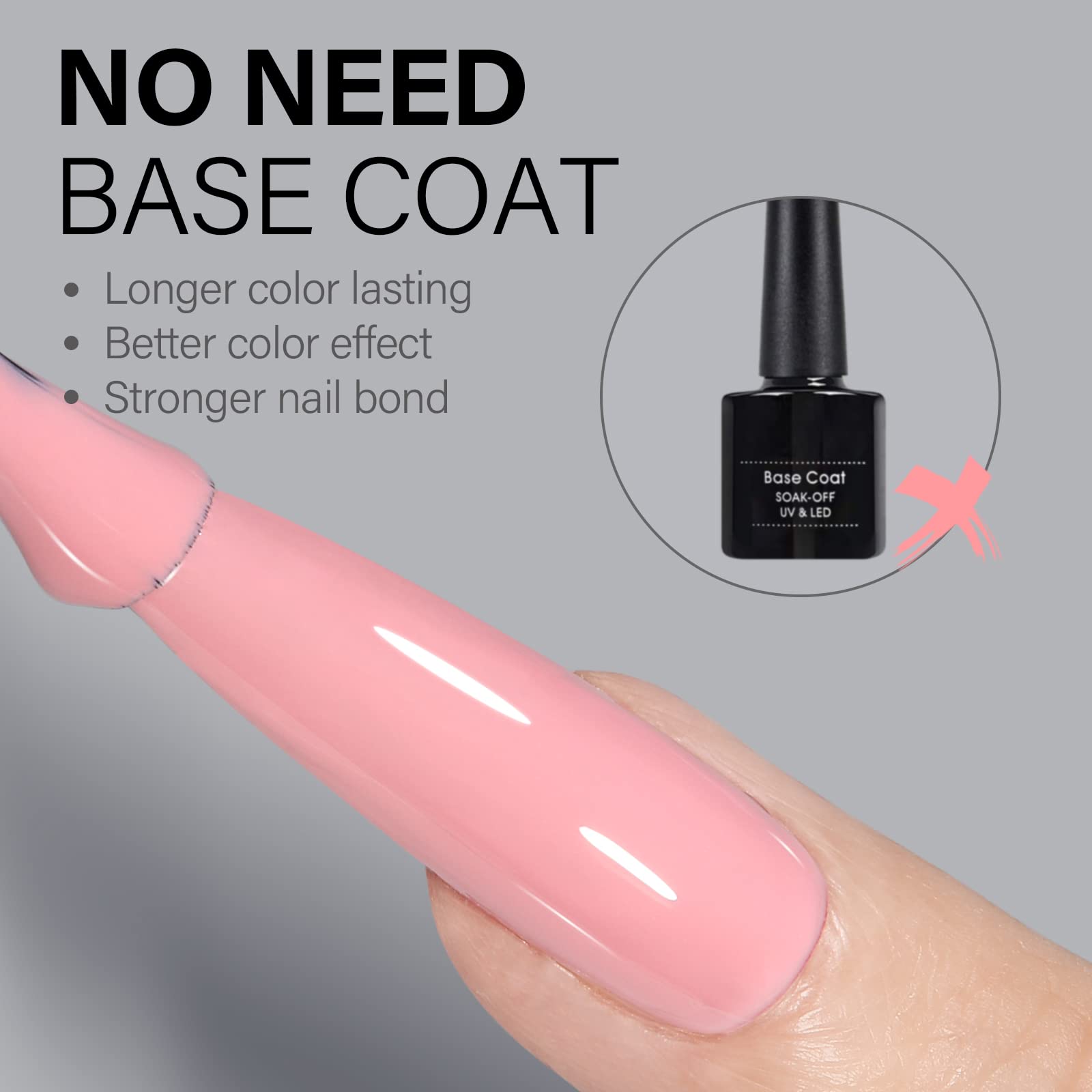 AILLSA Long Stiletto Nail Tips - Upgraded Matte Gel Full Cover Nails Tips No Filed, 240Pcs Pre-shaped Gelly Tips Acrylic Clear False Press On Soft Nail Tip for Soak Off Nail Extension 10 Sizes - Image 5