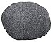 Ted and Jack - Street Easy Herringbone Driving Cap With Quilted Lining in Black and Gray Size Small/Medium