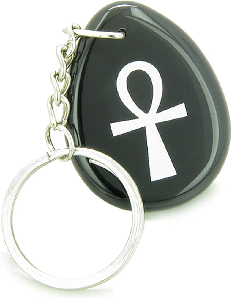 Amazon Com Ankh Egyptian Power Of Life Spiritual Amulet Black Agate Totem Gemstone Keychain Jewelry Amazon Com Ankh Egyptian Power Of Life Spiritual Amulet Black Agate Totem Gemstone Keychain Jewelry
