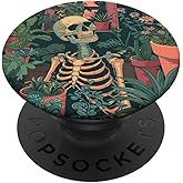 Skeleton Plant Lover Gardening Gardener PopSockets Adhesive PopGrip