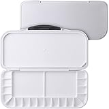 Mr. Pen Airtight 18-Well Watercolor Palette with 2 Mixing Areas and Lid - Folding Paint Tray