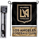 Los Angeles Football Club Garden Flag with Stand Pole Holder