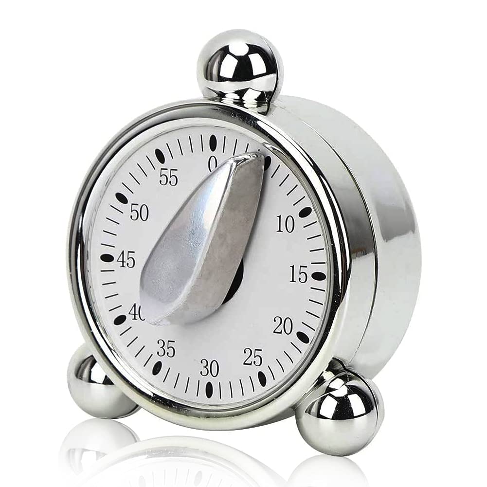 60 Minute Kitchen Timers for Cooking, Kitchen Timer Mechanical No Batteries Required Countdown Timer with Loud Alarm for Kitchen Learning Break Yoga