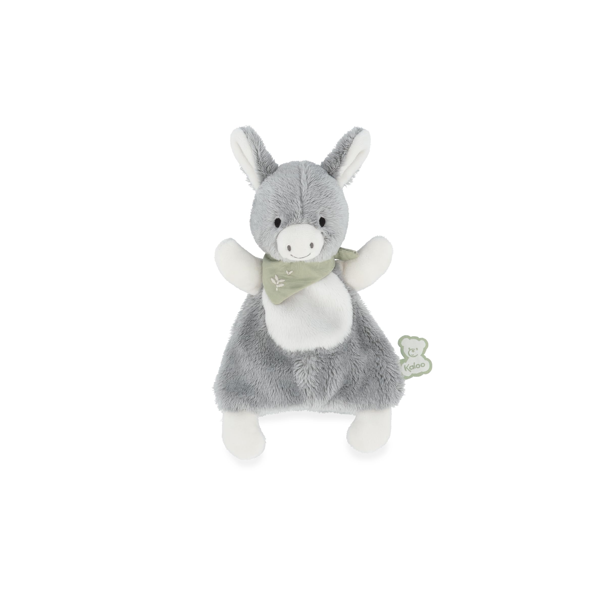 Kaloo - Les Amis - Regliss' The Donkey Comforter - 18 cm - Grey - Ultra-Soft Material - 0 Months +, K224006