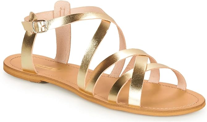 gold sandals amazon