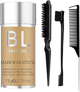 HQDA Hair Wax Stick & Black Hair Brush Set 75 g Edge Control view 1