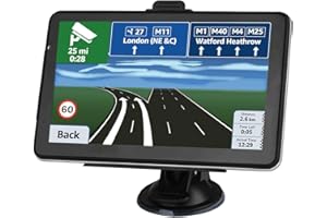 LEIENSI Car GPS Navigation, Latest 2025 Map 7 inch Touch Screen Car GPS, Voice Turn Direction Guidance, Support Speed and Red Light Warning, Install The Latest Map of The United States