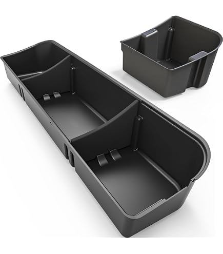 thumbnail image 2 of Rear Under Seat Storage Organizer Box For 2009-2014 Ford F-150 SuperCrew Cab – Fits Models With Factory Subwoofer 2 of 3