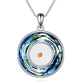 Vadmans Mustard Seed Necklace 925 Sterling Silver Christian Faith Necklace Pendant Mustard Seed Jewelry Religious Gifts for Women