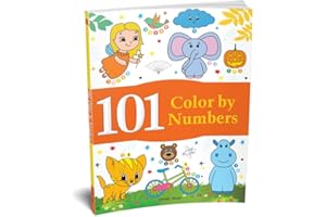 101 Color By Numbers: Fun Activity Book For Children