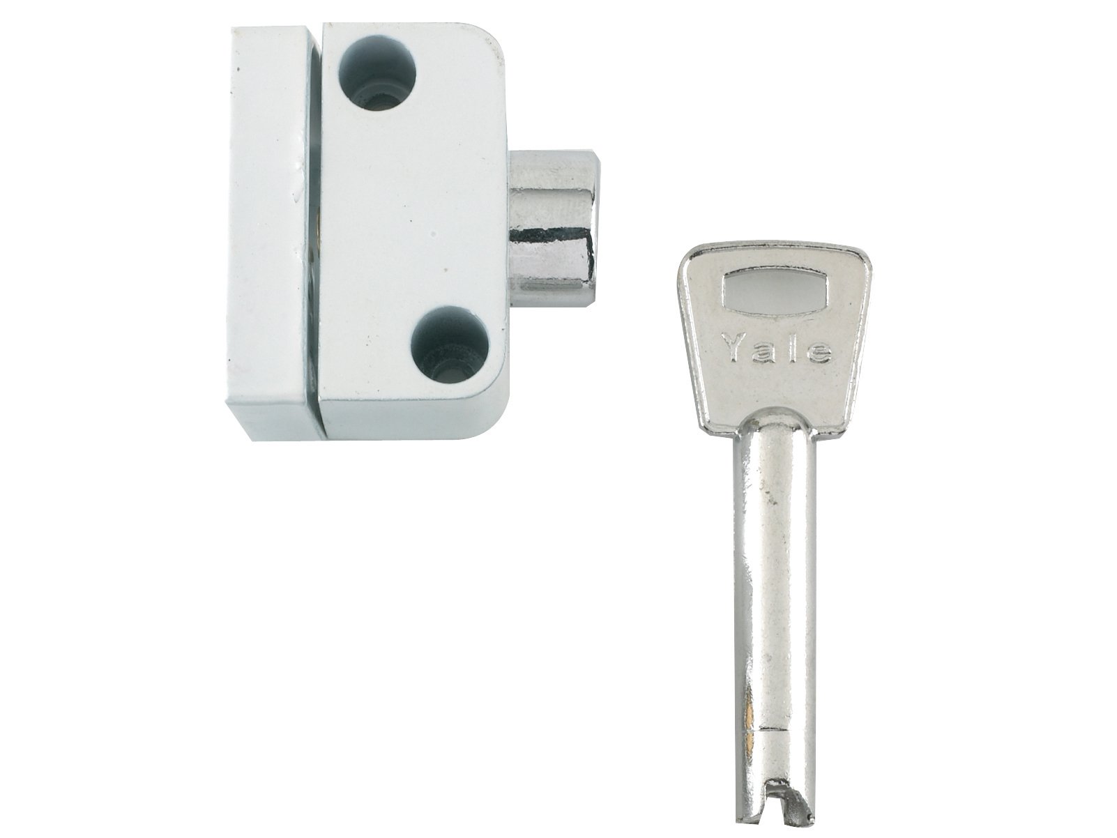 Yale Locks 8K102 Push Button Window Lock White Finish Visi Pack