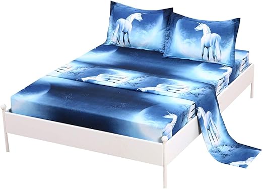 twin size unicorn sheets