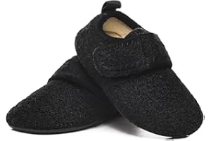 SLEVEL Comfort Toddler Slippers Lightweight Little Kids Indoor Non Slip Grip Around The House Home Shoes for Boys Girls