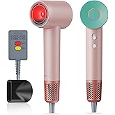 MaeySaey Professional High Speed Ionic Hair Dryer, 500 Million Negative Ions, Ultra-Fast Drying, Low Noise, 150000 RPM, Infrared Blow Dryer with a Magnetic Nozzle for Faster Drying All Hair Types