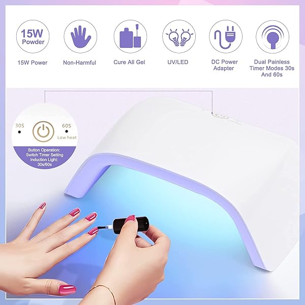 MOROVAN NAIL TOOLS WITH GLITTERS POWDER