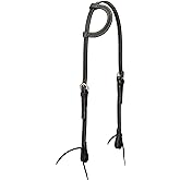 Weaver Leather Black Latigo Leather Headstall
