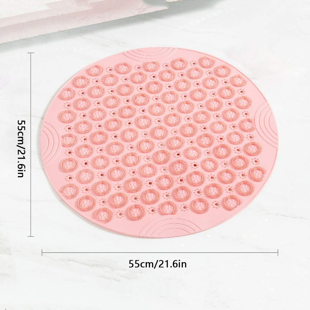 Cuisine Et Maison Lizhaiming Ronde Pvc Anti Derapant Tapis De Bain Pour Douche Chambre Tapis Avec Ventouse Baignoire Tapis Pour Salle De Bains Plusieurs Couleurs Sont Disponibles Bleu Accessoires De Douche Genesis Gs Com
