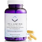 Relumins L-Glutathione Complex 1650mg - Self-Care Antioxidant Support with Alpha Lipoic Acid, NAC, L-Methionine & Vitamin E for Skin Health, Made in USA - 90 Vegetarian Capsules