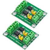HiLetgo 2pcs PC817 2 Channel Optocoupler Isolation Board 817 Voltage Isolation Module Voltage Converter Module 3.6-30V Photoelectric Isolated Module(2/4/8 Channel Optional)