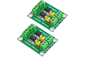 HiLetgo 2pcs PC817 2 Channel Optocoupler Isolation Board 817 Voltage Isolation Module Voltage Converter Module 3.6-30V Photoelectric Isolated Module(2/4/8 Channel Optional)