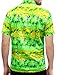 LA LEELA Men's Aloha Hawaiian Shirt Short Sleeve Button Down Casual Beach Party Green