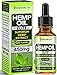 Hemp Oil Drops for Pain Relief, Anxiety, Mood, Stress & Sleep Support - Natural Formula with Organic Hemp Seeds & Omega 3-6-9 Fatty Acids - 3rd Party Tested - Made in USA - Mint Flavor - 30mL