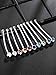 Hestya 12 Pieces 14 G Flexible Belly Ring Sport Maternity Navel Button Rings Pregnancy Retainer Body Piercing, 1 1/2 Inch