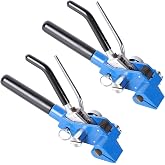 UpJia Flarish Stainless Steel Banding Tool - Metal Strapping Tools with Tensioner &amp; Cutter &amp; Crimper, Ratchet-Type Band Set for Heavy-Duty 3/16~3/4" Metal Strap