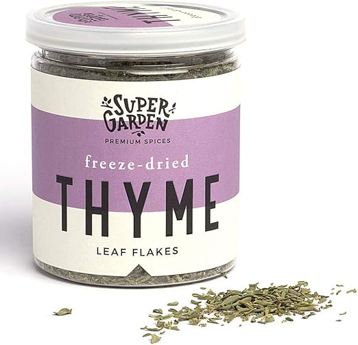 Supergarden FreezeDried Herbs and Spices (Thyme) Amazon.co.uk Grocery
