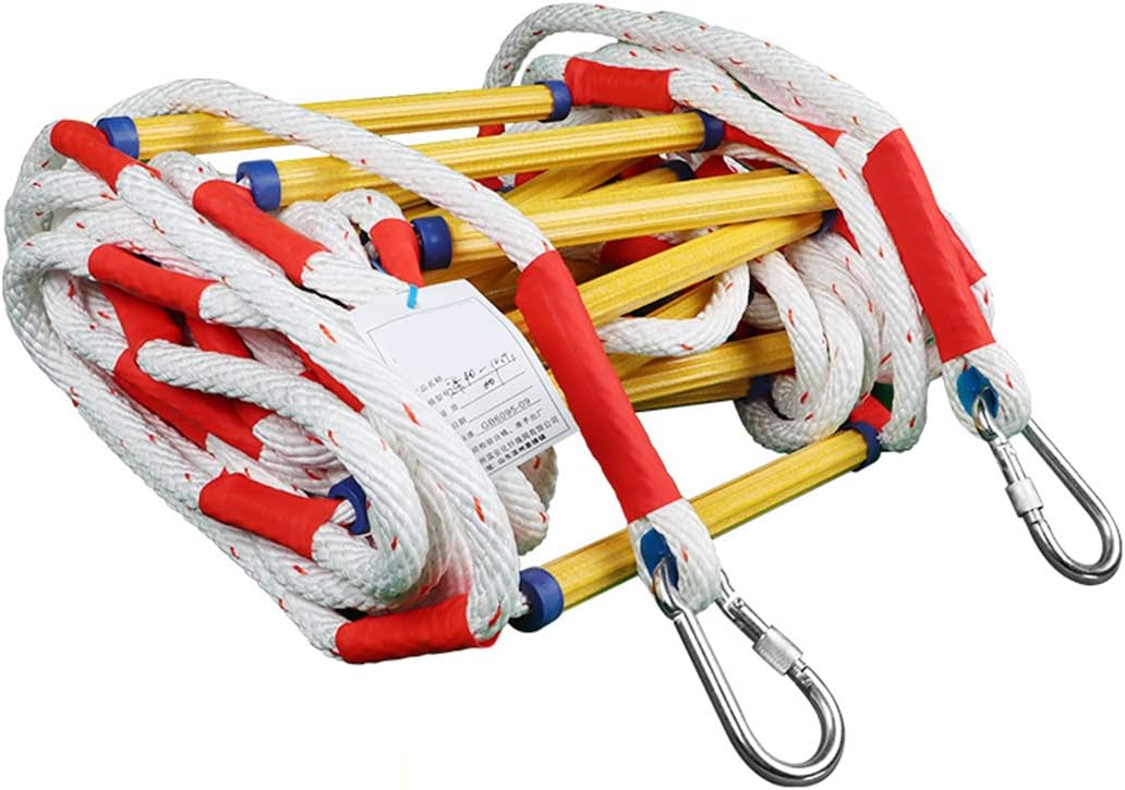 YYHJ Window Ladder Fire Escape 2-6 Story Homes,Emergency Climbing Rope Ladders,for Indoor or Outdoor Play Set,Tree House, Playground: Home & Kitchen