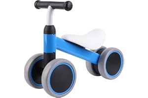 Bodaon Baby Balance Bike, Ride on Toys for 1-2 Year Old, Best Cool First Birthday Gifts for Boy and Girl, Christmas Kids Tricycle, Blue