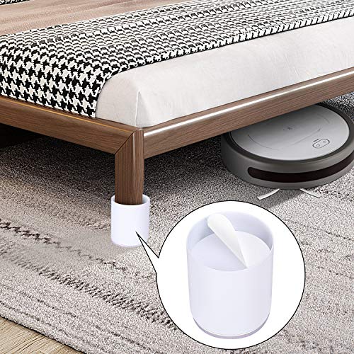 Ezprotekt 2 Inch Round Bed Risers HeavyDuty Furniture Risers Table Leg