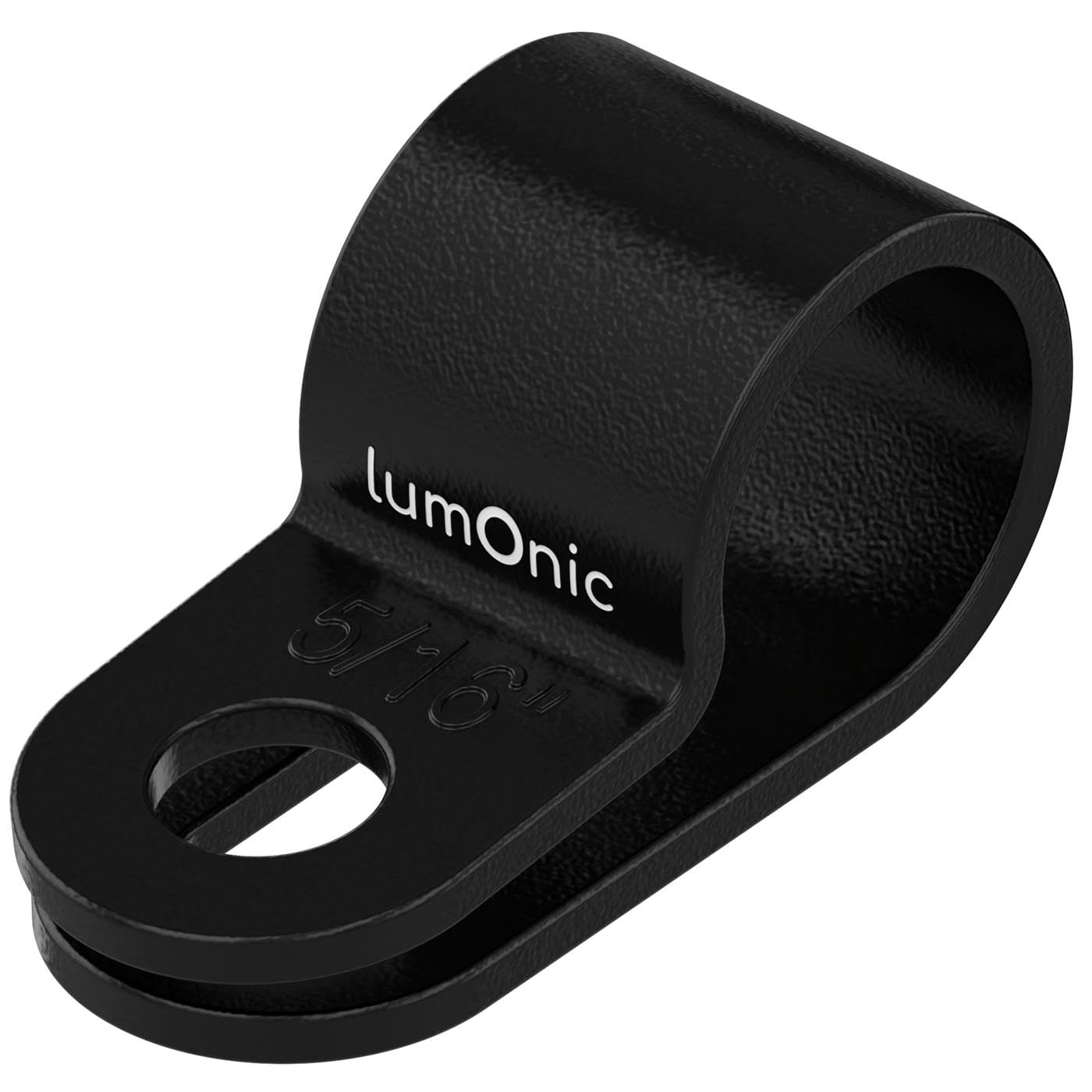 Lumonic Cable Clip Set 100x P-Clip I Perfectly Suited for Cables with a Diameter of 8 mm 5/16" I Also Used as: Cable Clamps, Cable Ties and Chassis Clamps