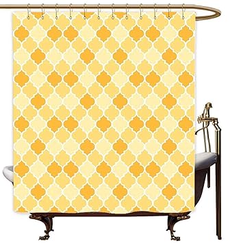 Amazon Com Skdsarts Shower Curtains With Yellow Accents