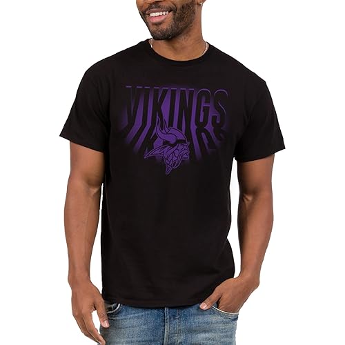 Junk Food Clothing x NFL - Minnesota Vikings - Team Spotlight - Unisex Adult Short Sleeve Fan T-Shirt for Men and Women - Size XX-Large