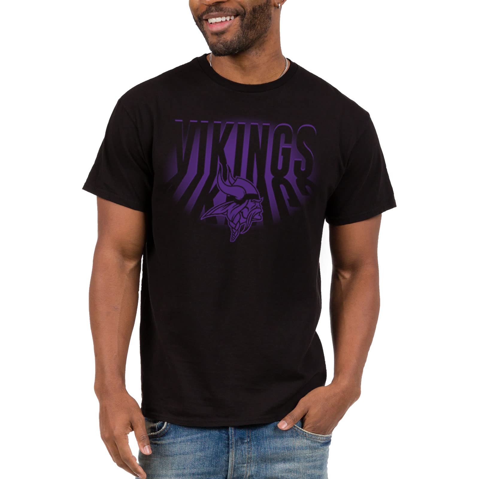 Junk Food Clothing x NFL - Minnesota Vikings - Team Spotlight - Unisex Adult Short Sleeve Fan T-Shirt for Men and Women - Size Medium Image Junk Food Clothing x NFL - Minnesota Vikings - Team Spotlight - Unisex Adult Short Sleeve Fan T-Shirt for Men and Women - Size Medium Image