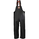 Helly Hansen Storm Rain Bib Pants - PVC-Coated Work Overalls - Fishing Rain Gear - Waterproof Bib Overalls