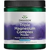 Swanson Triple Magnesium Complex Powder 400 mg 8 oz Pwdr