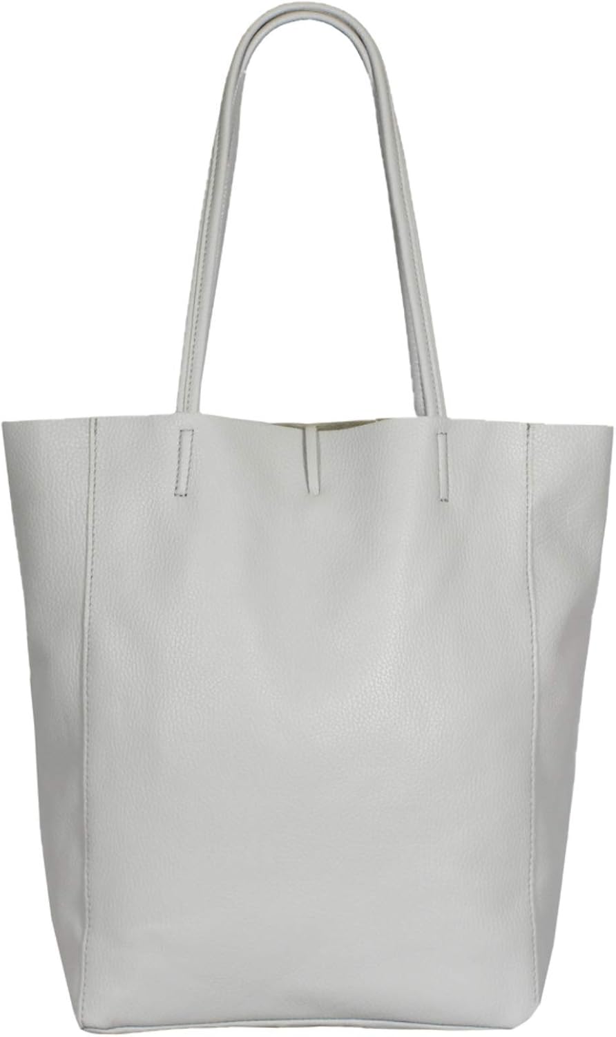 light leather tote bag