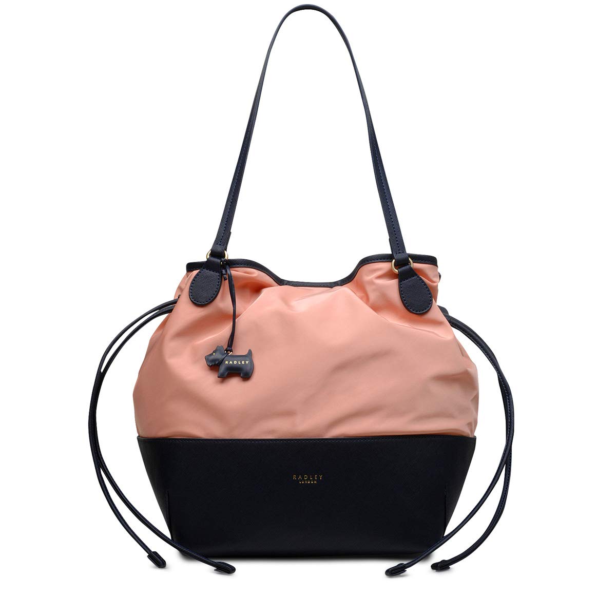 Radley Dane Park Nylon Medium Open Multiway Cross Body Hand Bag in Melon Pink